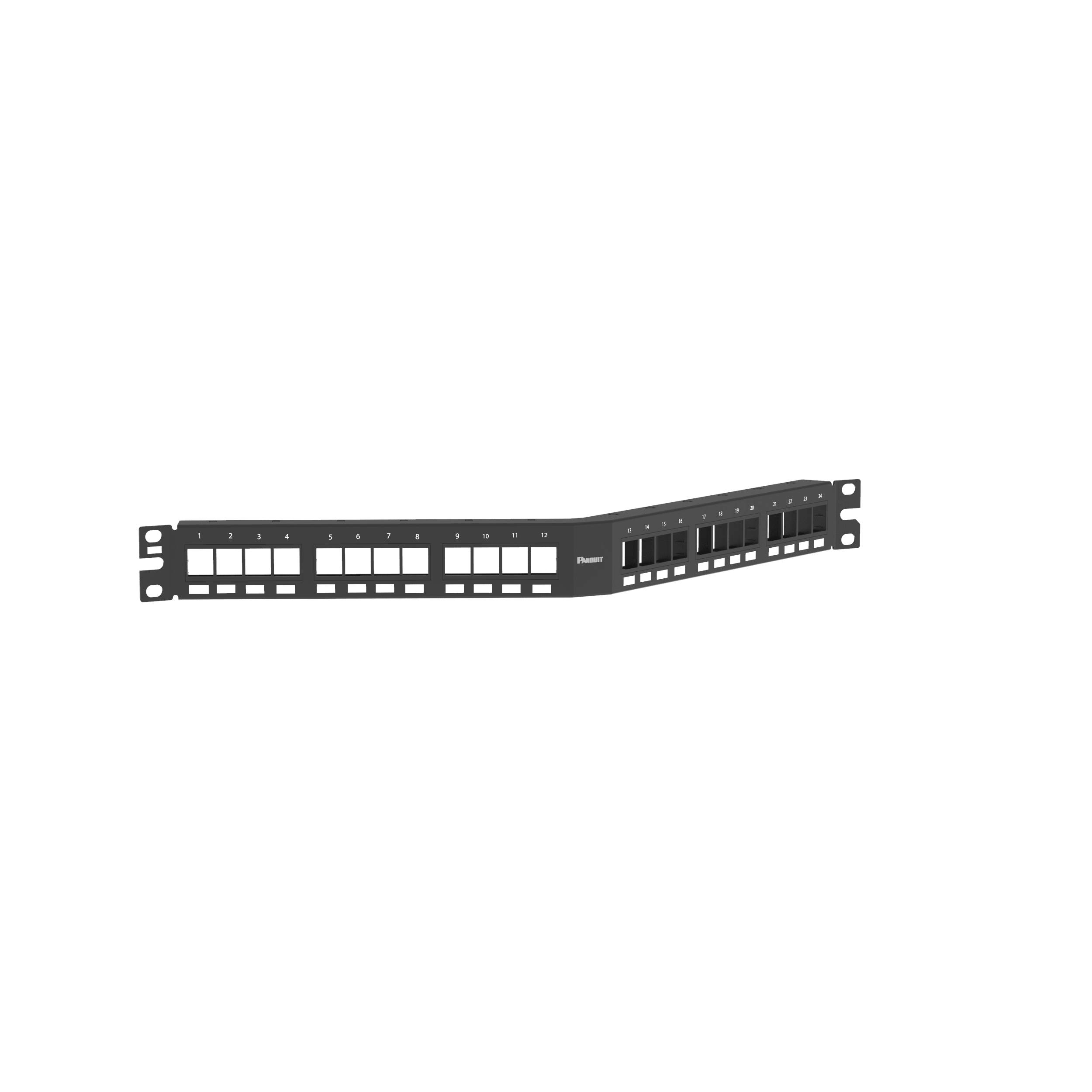 PANDUIT - PANNKPPA24FMY PANNELLO DI PERMUTAZIONE A INCASSO ANGOL
