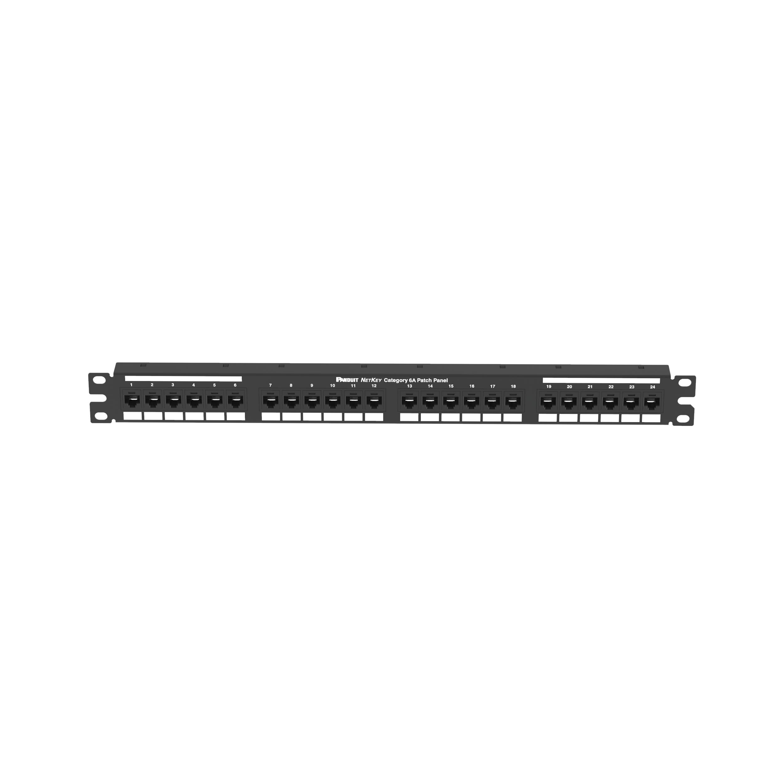 PANDUIT - PANNK6XPPG24Y THE NETKEY CAT 6A UTP FLAT PUNCHDOWN PAT