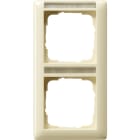 GIRA - GIR110201 Abdeckrahmen 2f senkr. BSF Standard 55 C