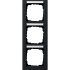 GIRA - GIR110309 Abdeckrahmen 3f senkr. BSF Gira E2 Schwa