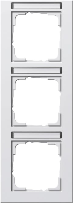 GIRA - GIR110322 PLACCA 3-M VERT. CT GIRA E2 BNC PURO S