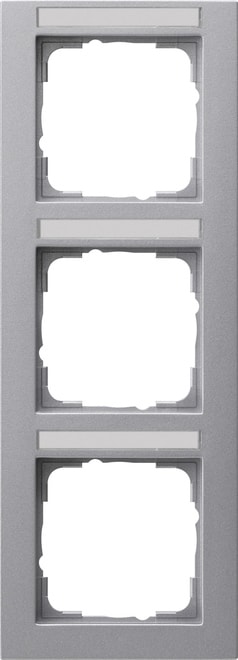 GIRA - GIR110325 Abdeckrahmen 3f senkr. BSF Gira E2 F Alu