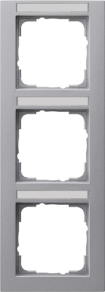 GIRA - GGI110325 PLACCA 3-M VERT. CT GIRA E2 C.ALLUM.