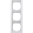 GIRA - GIR110329 PLACCA 3-M VERT. CT GIRA E2 BNC PURO