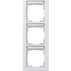 GIRA - GGI110329 PLACCA 3-M VERT. CT GIRA E2 BNC PURO