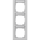 GIRA - GIR110337 Abdeckrahmen 3f senkr. BSF Gira E2 Grau