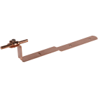 DEHN ITALIA SPA - DEH202017 Staffa portafilo per tetti DEHNQUICK Cu per Td 6-10mm con staffa L 260mm, sagoma ta