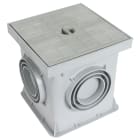 DEHN ITALIA SPA - DEH549051 Cassetta sotto intonaco in materiale pla stico 197x197x204mm senza morsetto di se zionamento