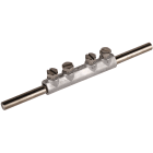 DEHN ITALIA SPA - DEH385203 Manicotto di giunzione Zama per tondo 8m m con 4 Viti M6x10mm