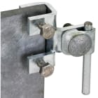 DEHN ITALIA SPA - DEH372110 Morsetto di collegamento Fe/tZn verticale per profilati 3-18mm con cavallotto