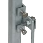DEHN ITALIA SPA - DEH372240 Morsetto di collegamento Fe/tZn orrizontale per profilati 3-35mm con cavallotto