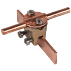 DEHN ITALIA SPA - DEH365007 Morsetto scanalato in bronzo, serr. 0,7- 6mm con cavallotto a 2 viti per Td 7-10m m
