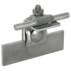 DEHN ITALIA SPA - DEH365051 Morsetto scanalato Al, serr. 0,7-8mm ang olato con cavallotto per TD 6-10mm