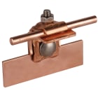 DEHN ITALIA SPA - DEH365057 Morsetto scanalato Cu, serr. 0,7-8mm ang olato con cavallotto per TD 6-10mm