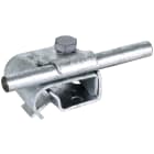 DEHN ITALIA SPA - DEH339060 Morsetto per grondaia Fe/tZn con riborda tura 16-22mm con piastra per Td 6-10mm
