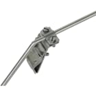 DEHN ITALIA SPA - DEH338009 Morsetto per grondaia INOX con ribordatu ra 13-25mm cavalotto a 2 viti per Td 7-1 0mm