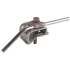 DEHN ITALIA SPA - DEH339100 Morsetto per grondaia Fe/tZn con riborda tura 16-22mm con piastra per Td 6-10mm