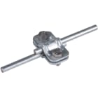 DEHN ITALIA SPA - DEH459020 Morsetto di sezionamento UNI Fe/tZn per 2 x Td 8-10mm