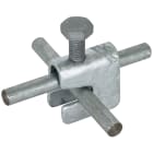 DEHN ITALIA SPA - DEH308025 Morsetto di collegamento Fe/tZn per ferr i di armatura per Td 6-10/6-10mm/Pt 30mm