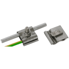 DEHN ITALIA SPA - DEH540249 Morsetto di terra UNI Inox per Td 8-10mm e conduttori 4-50mm² con bulloni M8x25 e dado