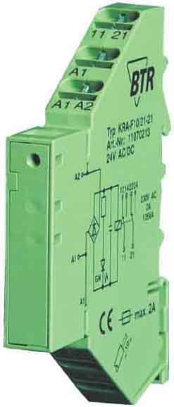 Metz - MEZ11070213 KRA-F10/21-21, 2 Wechsler, 24 V AC/DC