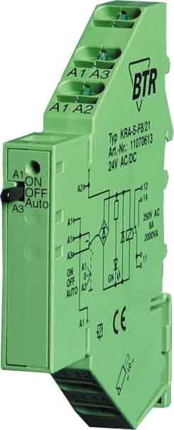 Metz - MEZ11070613 KRA-S-F8/21, 1 Wechsler, 24 V AC/DC