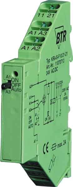 Metz - MEZ11070713 KRA-S-F10/21-21, 2 Wechsler, 24 V AC/DC