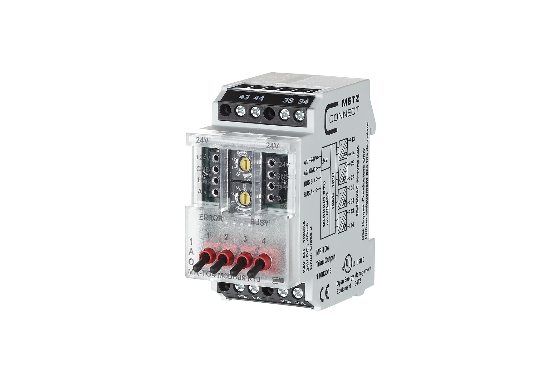 Metz - MEZ11083013 MR-TO4 Modbus RTU
