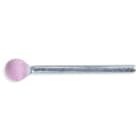 BM SPA - BMM111320020 Mole abrasive con gambo, granuli abrasivi di corindone rosa con legante ceramico, forma sferica