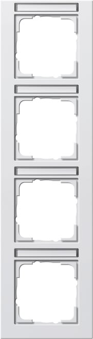 GIRA - GIR111422 MASCH. COPERTURA 4X CT VERTICALE GIRA E2