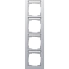 GIRA - GGI111425 PLACCA 4-M VERT. CT GIRA E2 C.ALLUM.