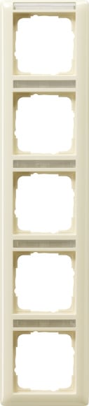 GIRA - GGI111501 PLACCA 5-M VERT. CT SYSTEM 55 BNC CREMA