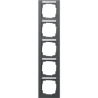 GIRA - GGI111523 PLACCA 5-M VERT. CT GIRA E2 ANTRACITE