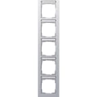 GIRA - GGI111525 Abdeckrahmen 5f senkr. BSF Gira E2 F Alu