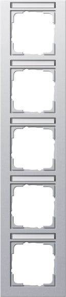 GIRA - GGI111525 PLACCA 5-M VERT. CT GIRA E2 C.ALLUM.