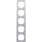 GIRA - GGI111525 Abdeckrahmen 5f senkr. BSF Gira E2 F Alu