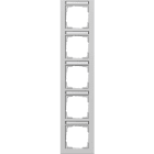 GIRA - GGI111537 Abdeckrahmen 5f senkr. BSF Gira E2 Grau