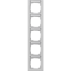 GIRA - GGI111537 Abdeckrahmen 5f senkr. BSF Gira E2 Grau