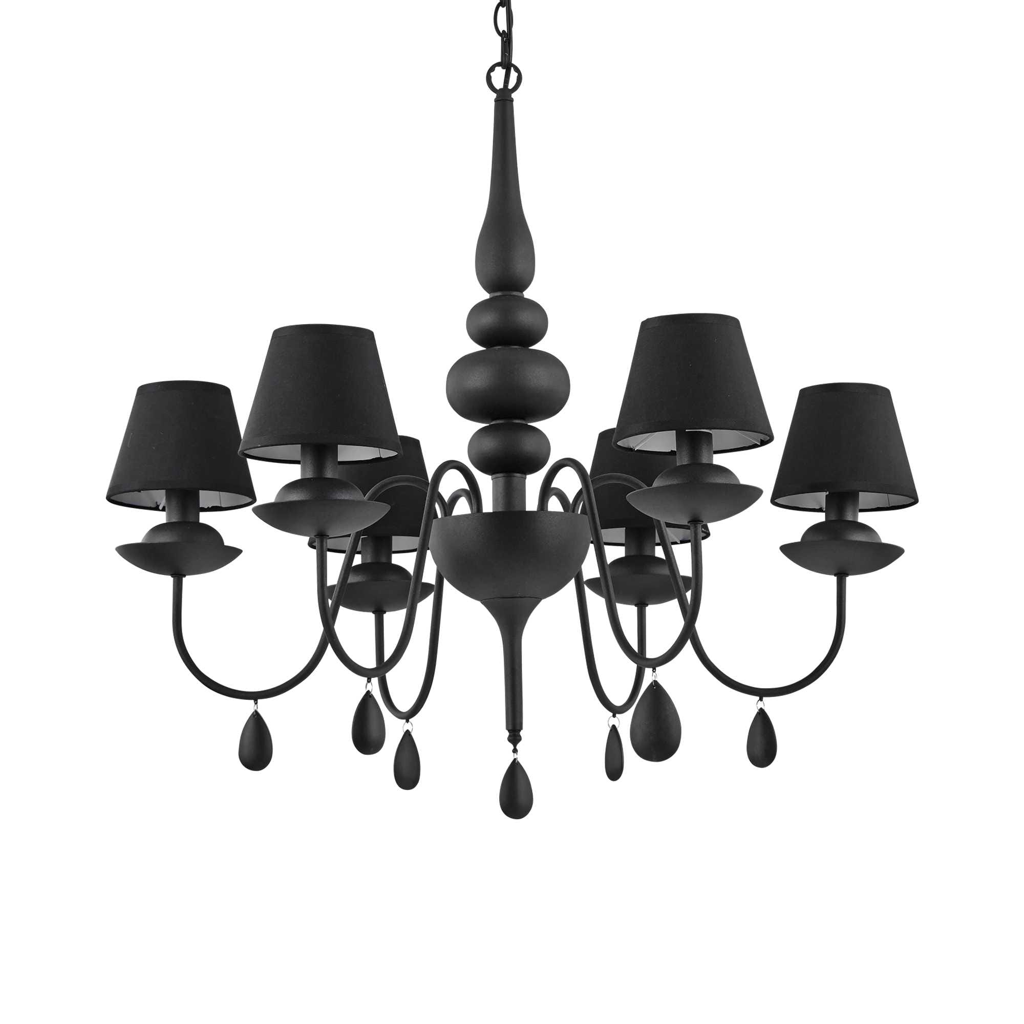 IDEAL LUX SRL - IUX111872 BLANCHE SP6 NERO