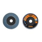 BM SPA - BMM112000006 Dischi lamellari con tela abrasiva allo zirconio, supporto in plastica e lamella singola