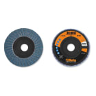 BM SPA - BMM112020012 Dischi lamellari con tela abrasiva allo zirconio, supporto in plastica e lamella doppia