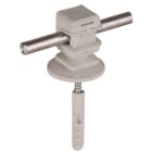 DEHN ITALIA SPA - DEH204120 Staffa portafilo per tetti DEHNsnap H 16 mm grigia per Td 8mm con vite per legno e tassello 8mm