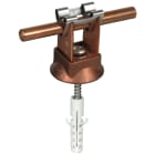 DEHN ITALIA SPA - DEH207107 Staffa portafilo DEHNgrip Cu f. Td 8mm H 20mm m. con vite e tassello 8x40mm