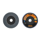BM SPA - BMM112140012 Dischi lamellari con tela abrasiva allo zirconio, supporto in plastica e lamella doppia