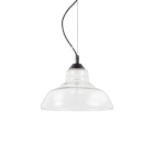 IDEAL LUX SRL - IUX112336 BISTRO SP1 PLATE TRASPARENTE