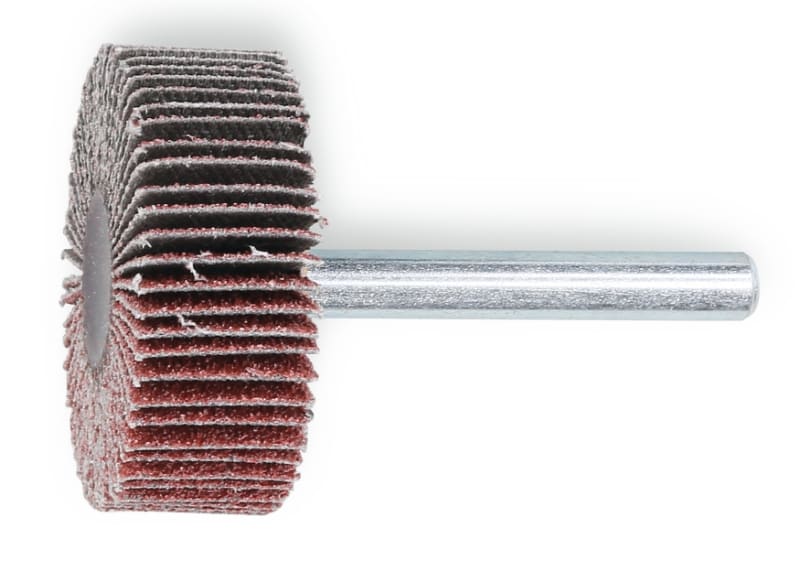 BM SPA - BMM112640016 Ruote a lamelle con gambo, lamelle in tela abrasiva al corindone