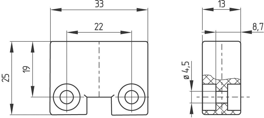 SCHMERSAL ITALIA SRL - SHM101131223 DISTANZSTUECK BNS 250 SPACER