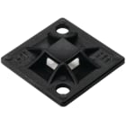 HELLERMANNTYTON Srl - HEE151-10916 BASETTA ADESIVA/VITE 40 X 40 NERO QM40A