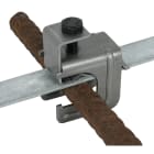 DEHN ITALIA SPA - DEH308031 Connettore a compressione Fe/nero per fe rri di armatura D 6-22mm o Pt 30mm