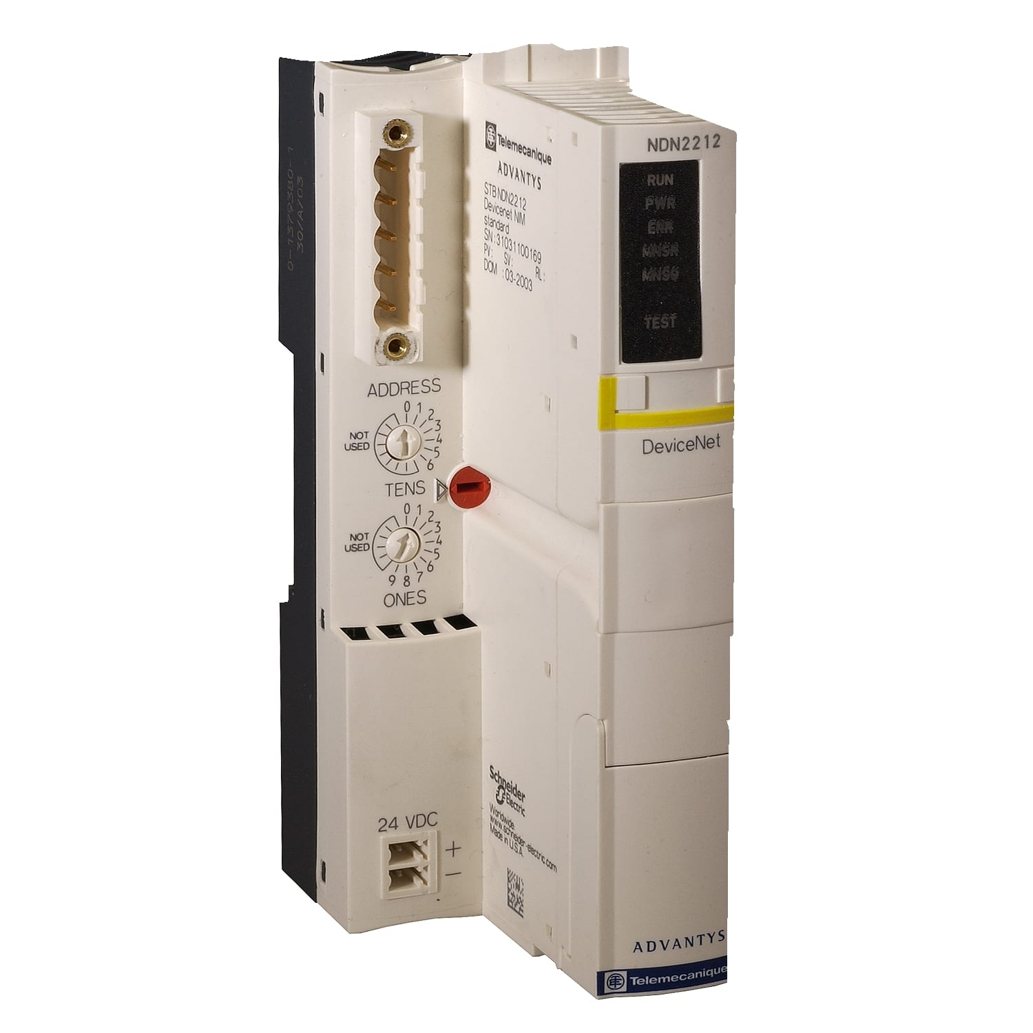 SCHNEIDER ELECTRIC - SNRSTBNDN2212 Modulo interfaccia rete standard STB - DeviceNet - 125..500 kbit/s